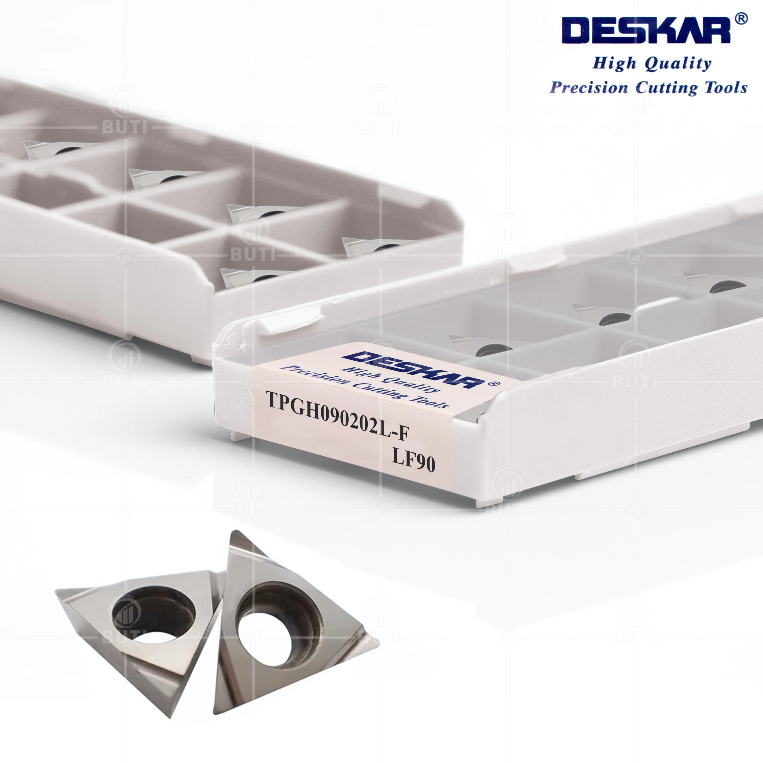 Imagem -02 - Deskar 100 Original Tbgh060102 Tpgh080202 Tpgh080204 Tpgh090202 Tpgh110302l-f Lf90 Alta Qualidade Cermet Torno Torneamento Ferramenta Peças
