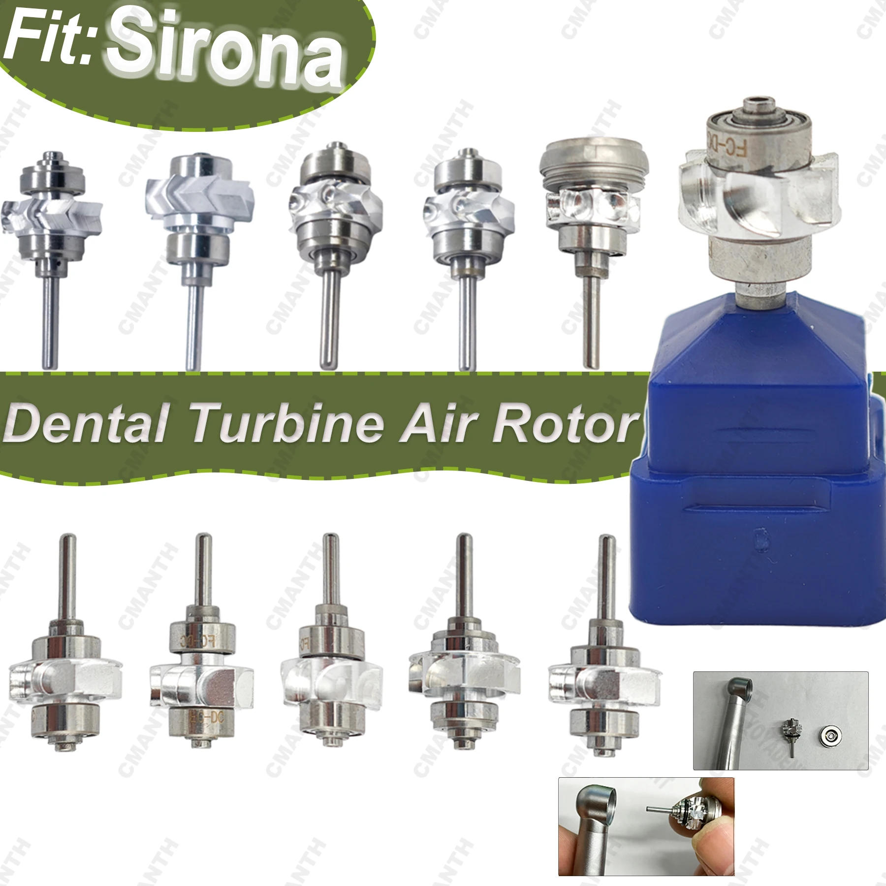 

Стоматологический турбинный ротор, воздушный картридж для Sirona T2 T3 T4, старый стиль/новый высокоскоростной наконечник, аксессуары, стоматологические лабораторные инструменты