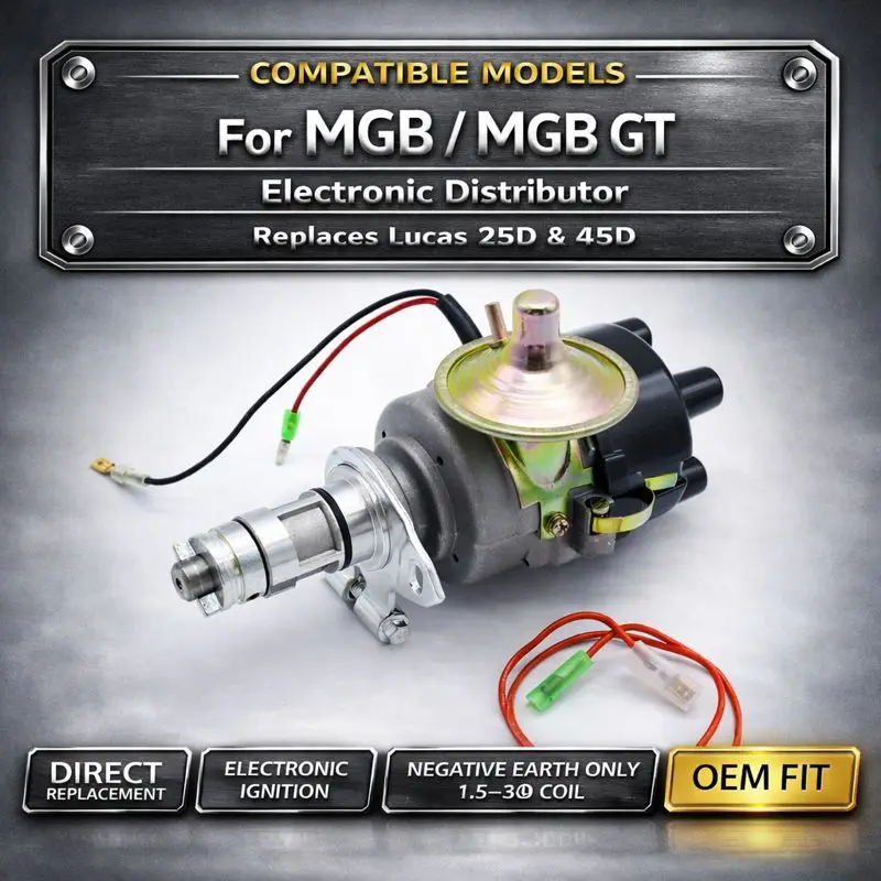 

Electronic Distributor for MGB MGB GT Mini MG Triumph Land Rover B Series Engine Replace Lucas 25D 45D Ignition Auto Parts