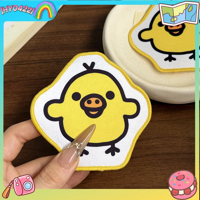 Cute Rilakkuma Kiiroitori Velcro Hair Clip New Japanese Style Versatile Side Bang Hair Accessories For Young Women Stylish Decor - view 2