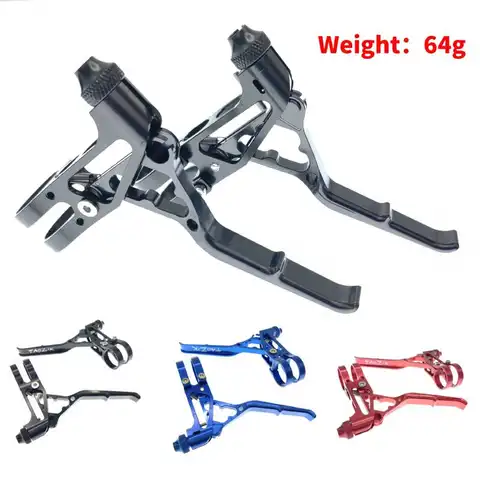 자전거 브레이크 핸들 접이식 자전거 14/16/20 인치 MTB BMX 자전거 초경량 CNC 64g 브레이크 레버 Brompton V 브레이크 핸들 레버