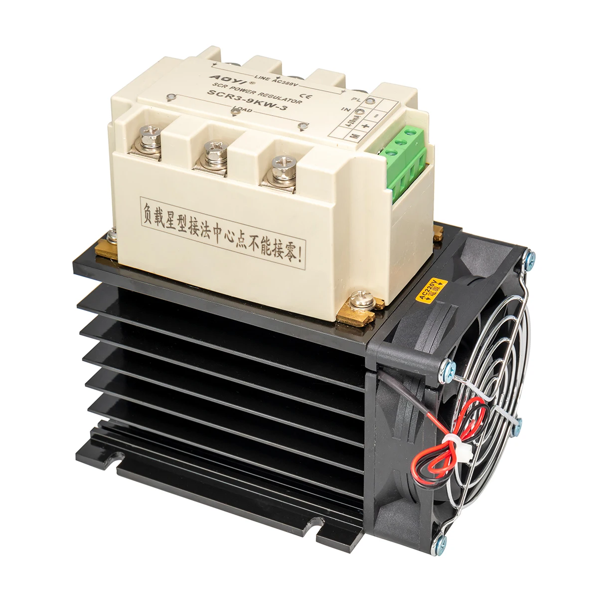 AOYI 380V AC Power Capacitor SCR3-9KW-3 Power Factor Regulator for Power Supply