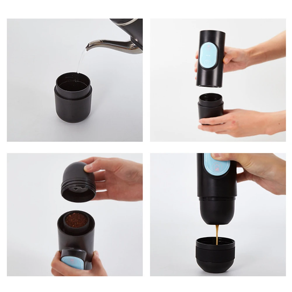 Machine à café électrique aste par USB, cafetière pour capsule de café et poudre de café, machine à expresso portable pour voyage en voiture