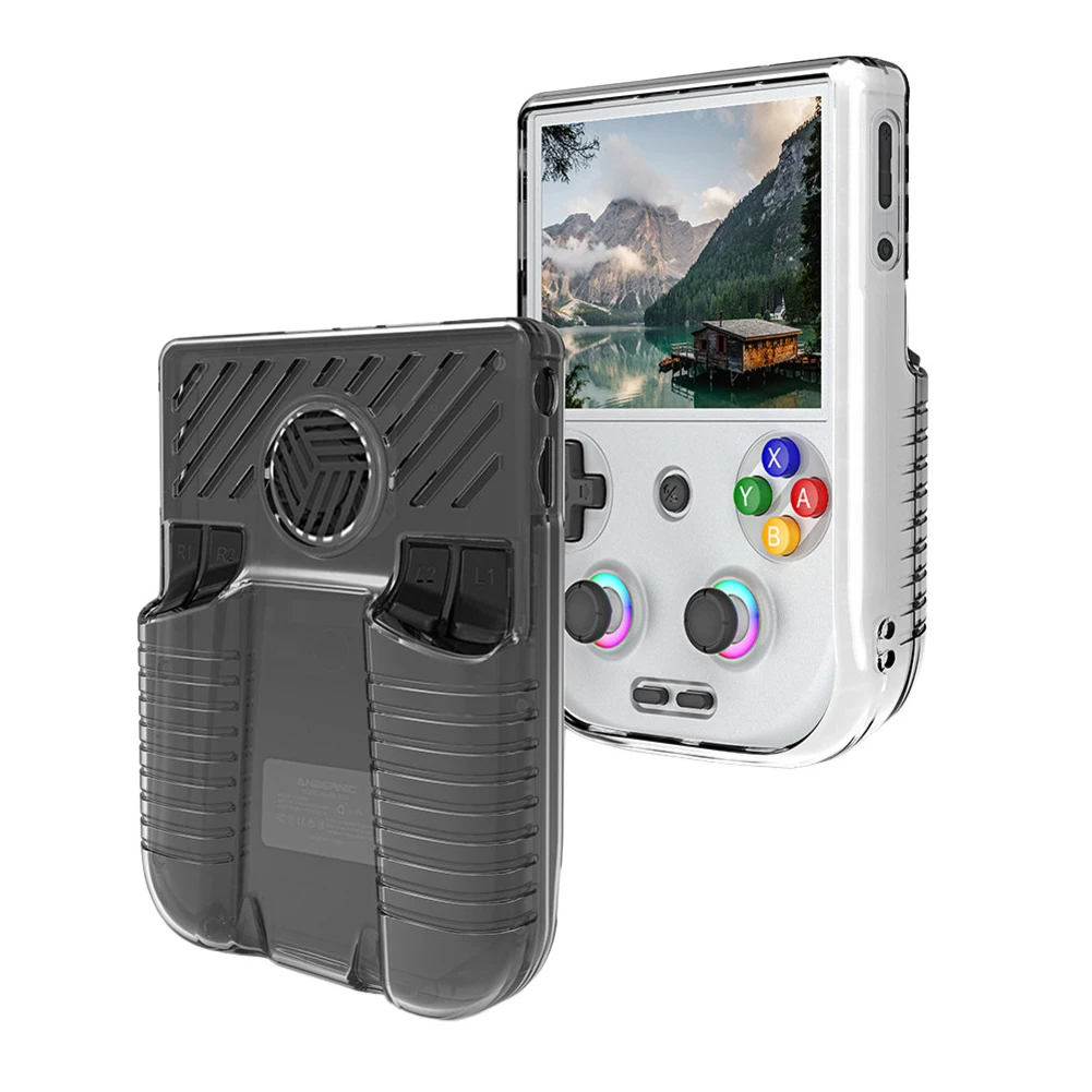 1pc Soft Protective Cover Case For ANBERNIC RG406V With Kickstand 149*109*33mm Case Consumer Electronics Games Accessories