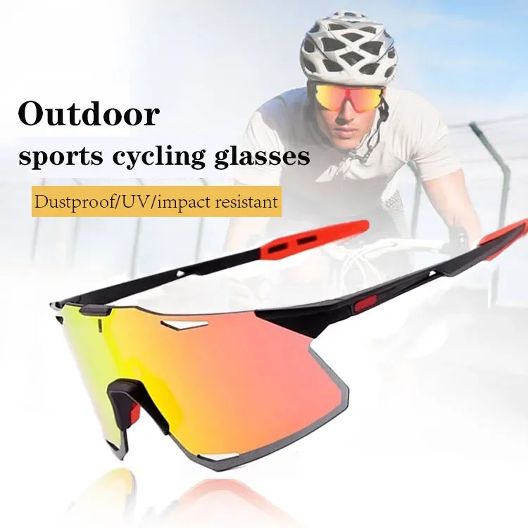 Cycling outdoor glasses mountain bike bicycle hiking camping golf sunglasses sports safety glasses anti-UV men and women