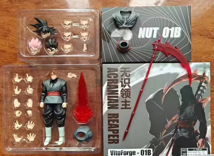 VF Fixed 2nd-Patch Black Goku Upgraded Action Figure Body Head Sculpt Anime Dragon Ball Super Mecha Joint Movable view 2