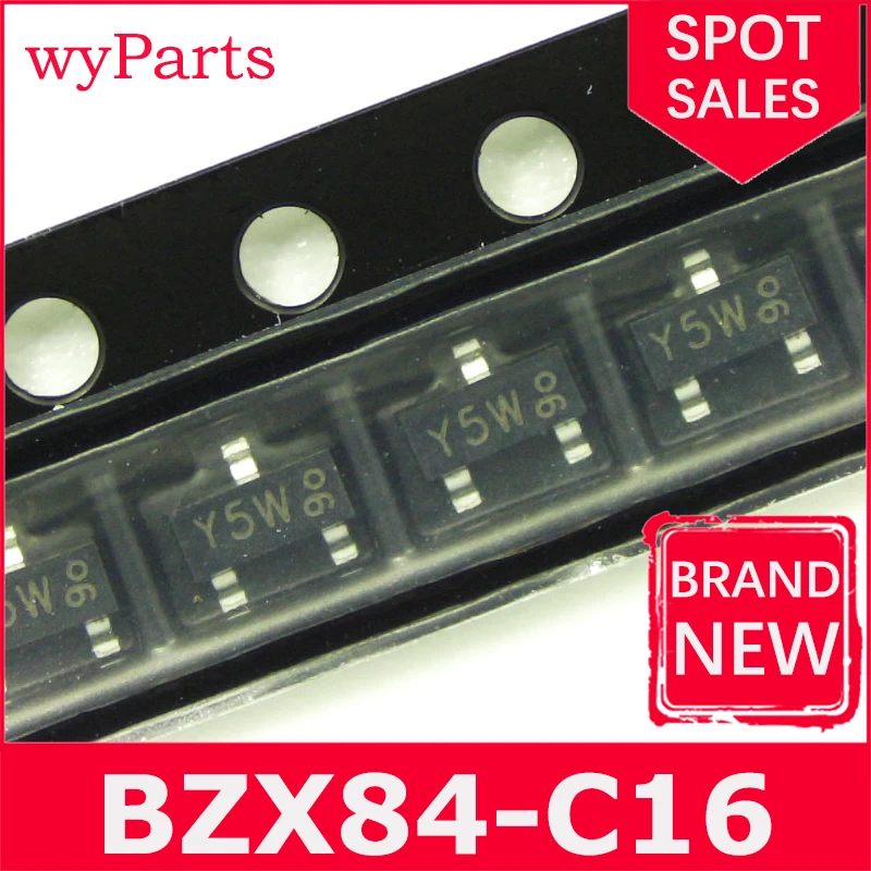 

New/1Pcs BZX84-C16,215 Zener Diodes SOT23 TO-236AB