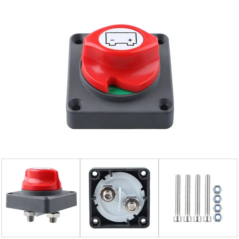 12-48V 100-300A  Battery Selector Isolator For Motor homes Boat RV Disconnect Rotary Switch Cut On & Off For Yachts Trains