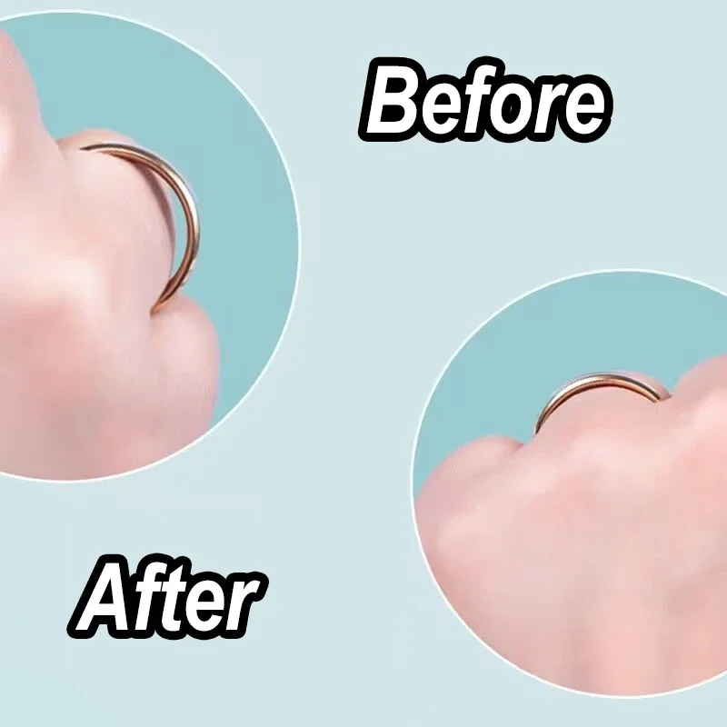 Adesivi universali per riduttori di dimensioni dell'anello Cuscinetti di regolazione invisibili per anelli sciolti Protezione autoadesiva per gioielli