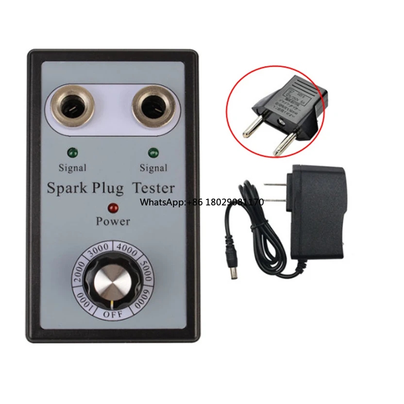 Dual Hole  Car Spark Plug Tester  With Ignition Plug Analyzer Diagnostic Auto Tool Detector