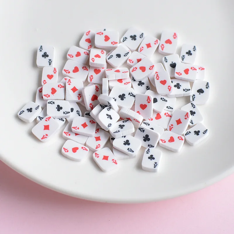 100g/bag Polymer Clay Cheese, Lemon, Rainbow & Leaf Charms - DIY Nail Art, Hair Accessories & Earring Decals