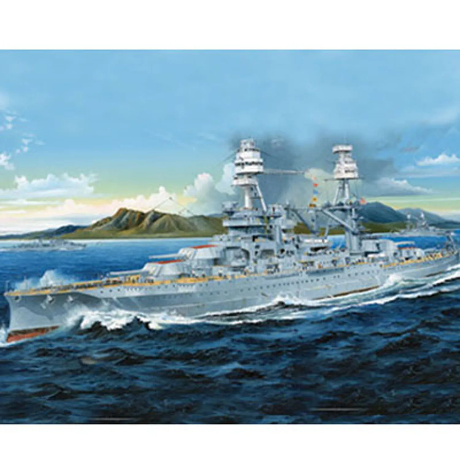 Toys 1/200 Trumpeter 03701 Plastic USS BB-39 Arizona Warship 1941 Model Kit Static Battleship for Building TH05337