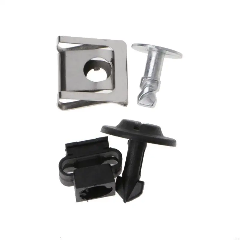 

87HE 20Pcs Metal Car Undertray Guard Engine Under Cover Retainer Clips Fit for A4