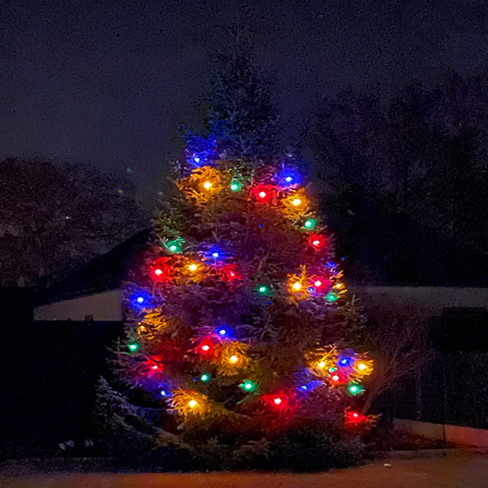 IP65 LED غلوب G50 متعدد الألوان لمبة سلسلة قابلة للتوصيل في الهواء الطلق سلسلة أضواء ملونة لحفل زفاف عيد الميلاد جارلاند #1