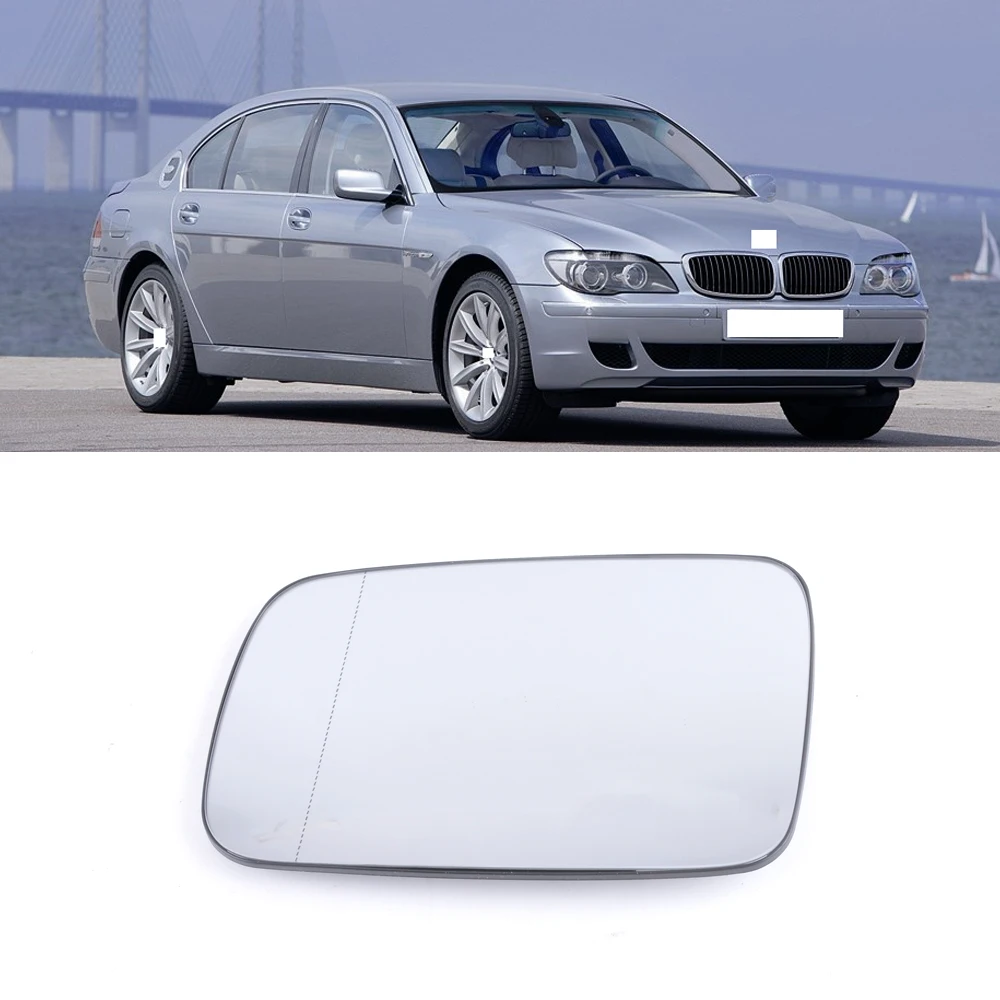 CAPQX For BMW 7 Series E65 E66 730 740 745 750 760li 2004-2008 With Heated Side Rearview Mirror Glass Side Rear View mirror Lens