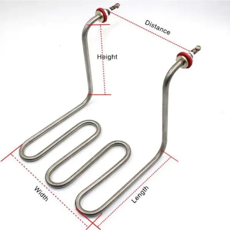220V 2kw 2.5kw 3kw immersion commercial coil electric fryer heating element