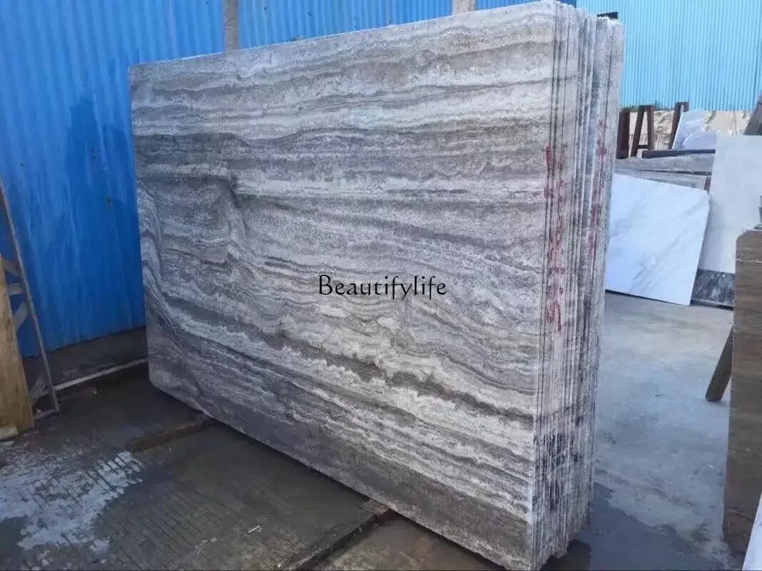 LJY*Furniture Marble Coffee Table TV Cabinet Natural Stone Tea Table Floor Cabinet