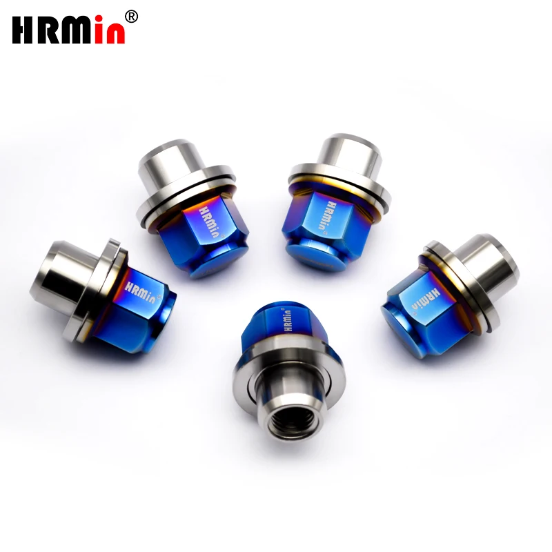 

HRMin rim nut Gr.5 titanium floating washerwheel nut titanium lug nut M12*1.5*37mm for Toyoto racing car