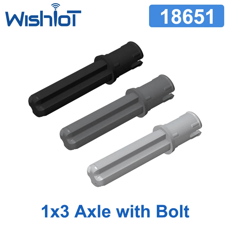 

MOC Технические детали DIY Свободные детали 18651 1x3 Поперечная ось с коротким болтом Строительные блоки Игрушка Замена деталей