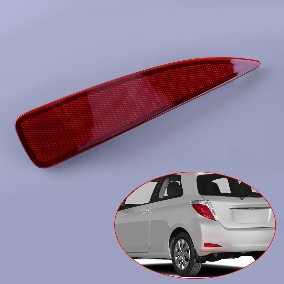 52164-52100 TO1184103 Car Rear Bumper Left Reflector Light Lamp Housing Cover Fit For Toyota Yaris Base PREMIUM CE L LE 2012