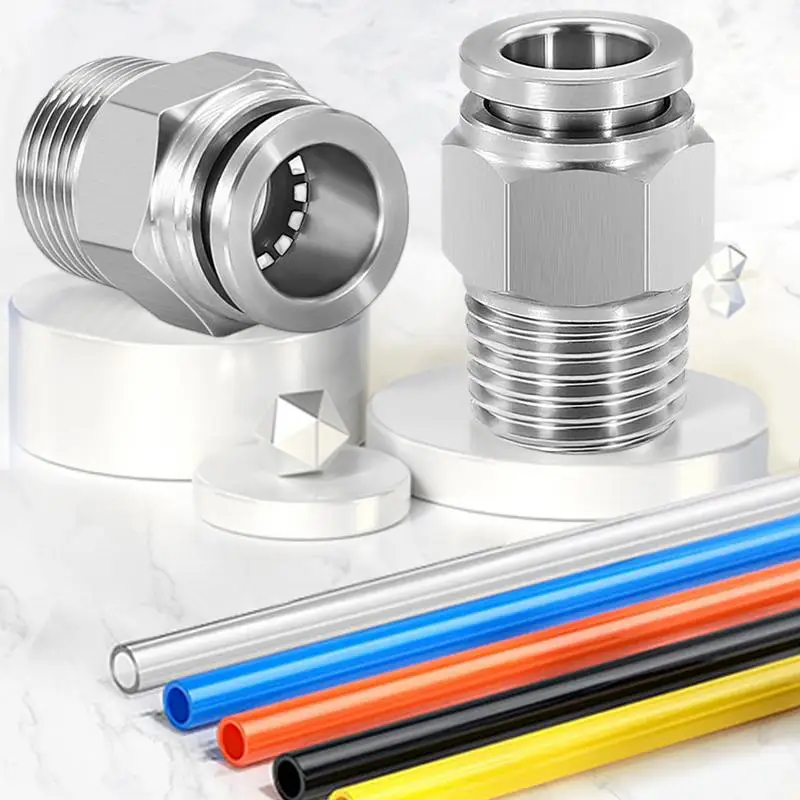 8 PCS NPT Connector Air Hose Compressor Fitting Quick Connectors Coupler Quick Release Fitting