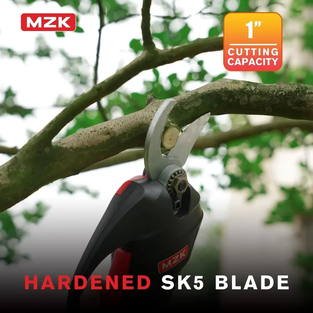 20V Pole Pruning Shear, Battery Powered Cordless Electric Pruning, Reach To 12-ft, Tree Pruner with Rechargeable Battery