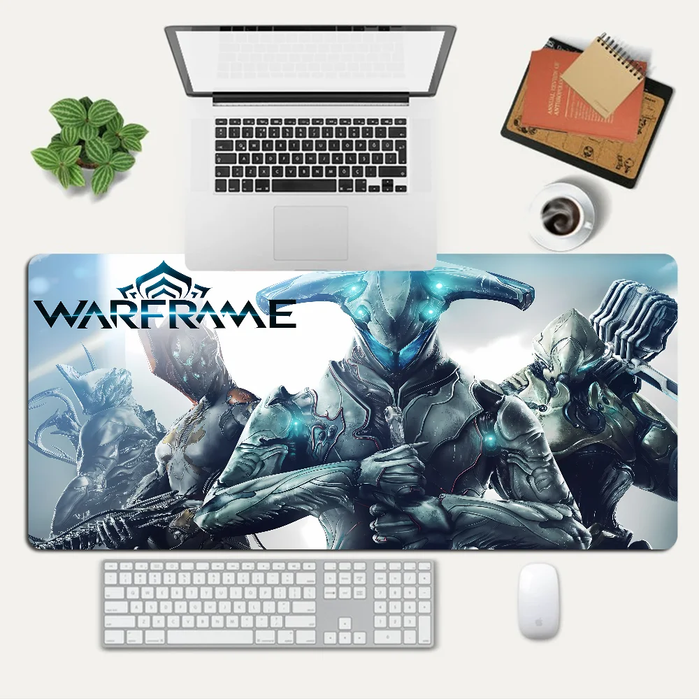 Warframes Gamer Mousepad Custom Skin Desktop Desk Mat Kawaii Gaming Accessories Students Writing Pad for PC Computer Table