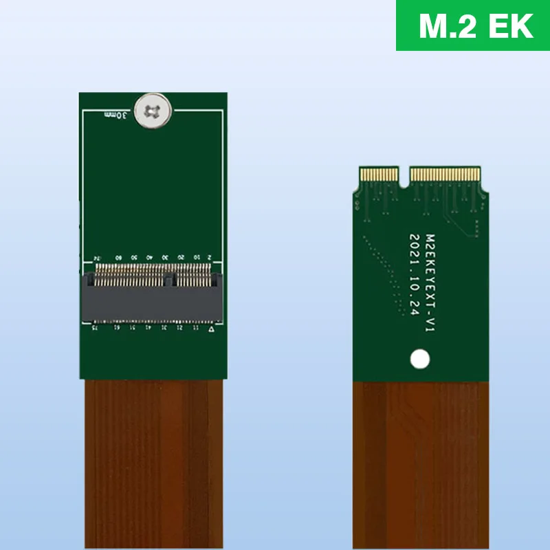 

M.2 E-key Удлинительный кабель M2 Nic Ngff Удлинительный кабель мягкий плоский кабель 20 см