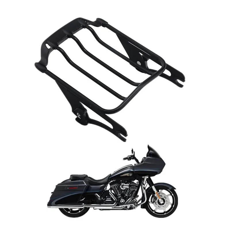 For Harley Touring Street Glide Road king 2009-UP FLTR FLHX Road Glide Air Wing Two Up Luggage Rack Motorcycle Accessory Parts