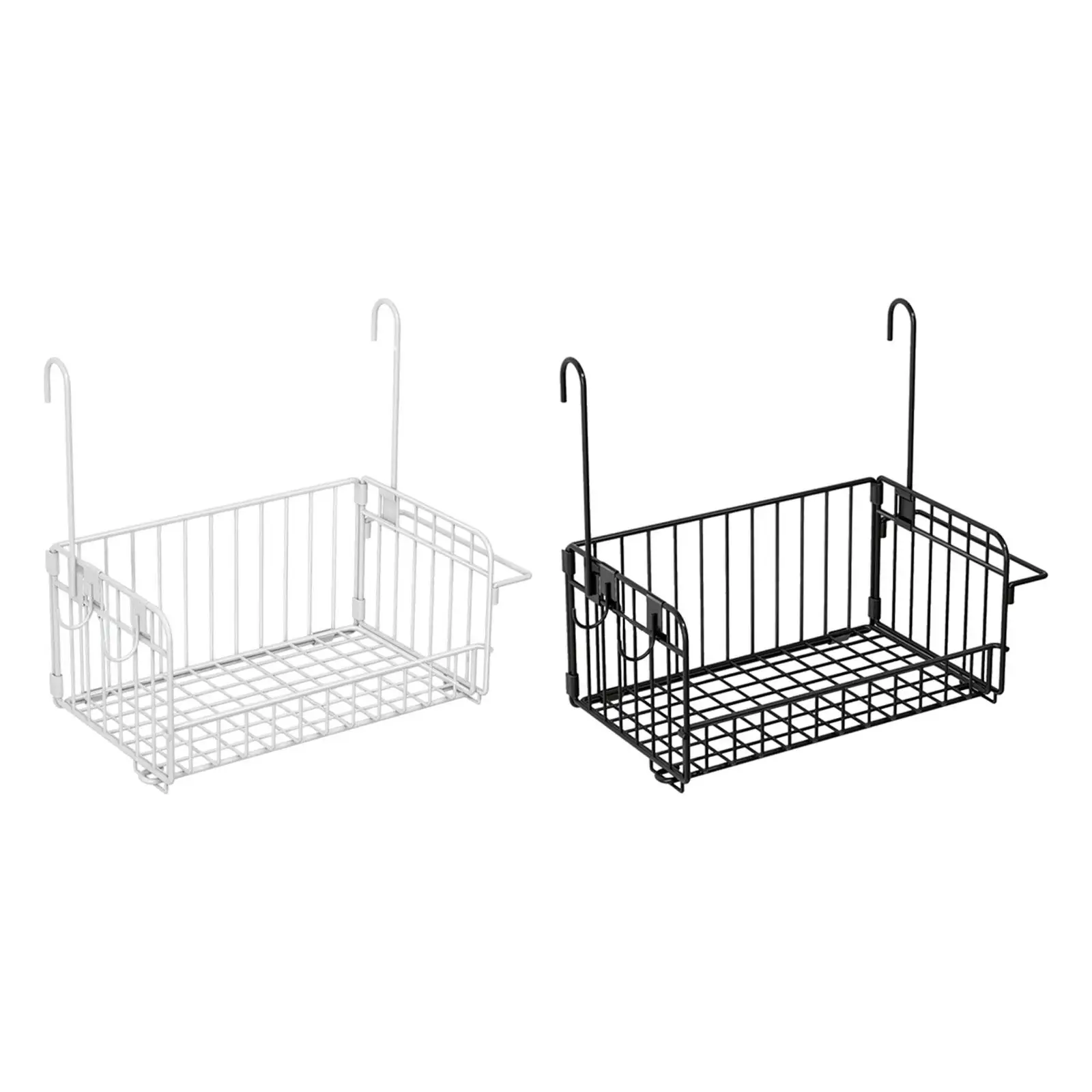 

Металлическая подвесная корзина для хранения продуктов, многофункциональная для гаража, ванной комнаты, кладовой