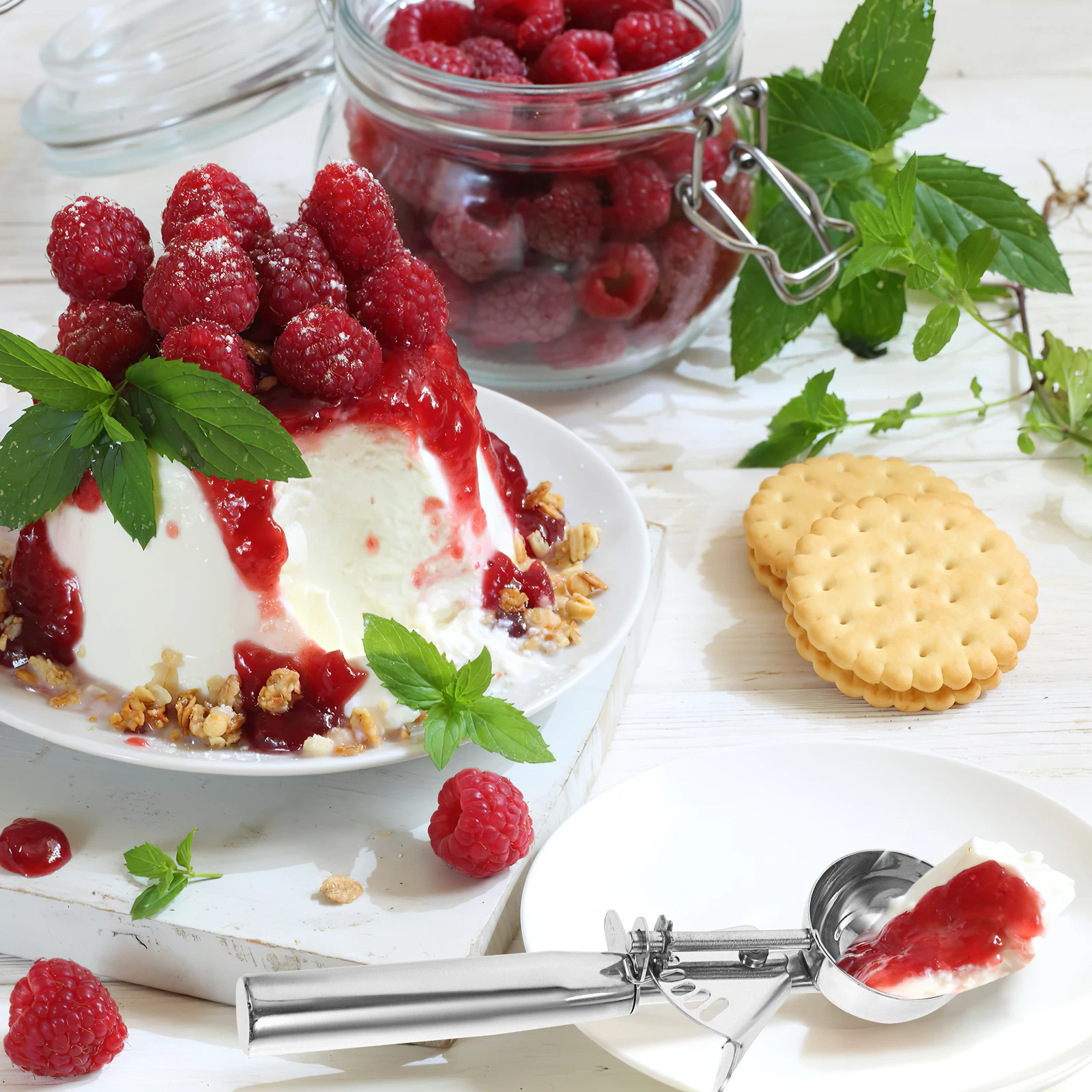 

ice cream spoon ice cream scoop ice cream scooper stainless steel ice cream scoop cookie scoop