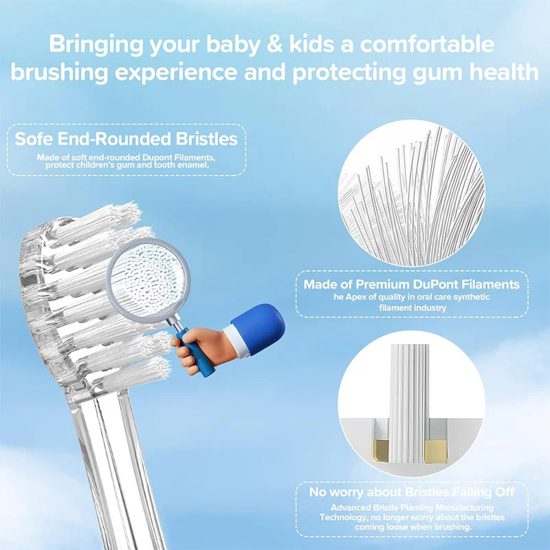 

Yunchi Electric Toothbrush Replacement Head Compatible With: K3 Sg513 Sg977 Sg921 Ek6 Ek7 Ek2 Ad-11 DT-K6 DT-977 DT-BB1 S-204B