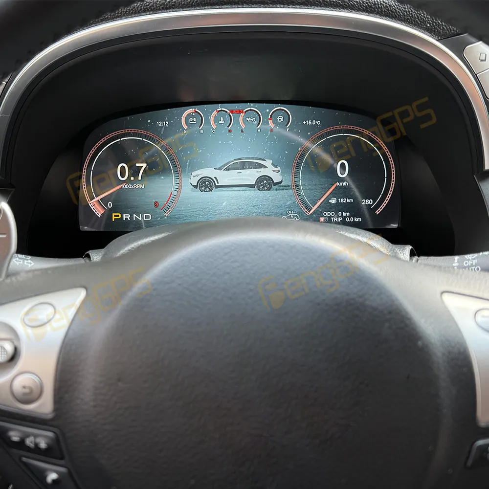 LCD Digital Dashboard Panel For Infiniti FX35 FX37 FX45 FX50 QX70 2009-2016 Virtual Instrument Cluster Cockpit Speedometer