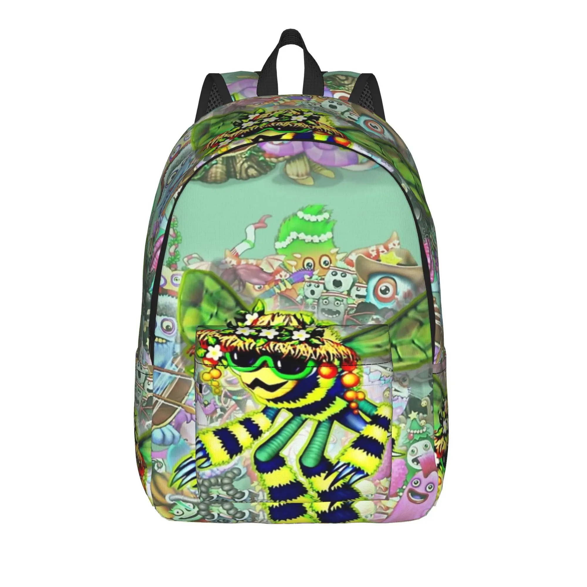 

My Singing Monsters Backpack for Men Women Fashion Student Business Daypack Video Game Laptop Shoulder Bag Durable