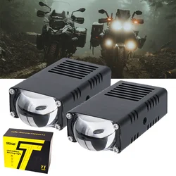 Senlo 2PCS Super Bright Car LED Explorers Headlight Projector Lens LED Moto Fog Auxiliary Motorcycle Headlight Spotlights