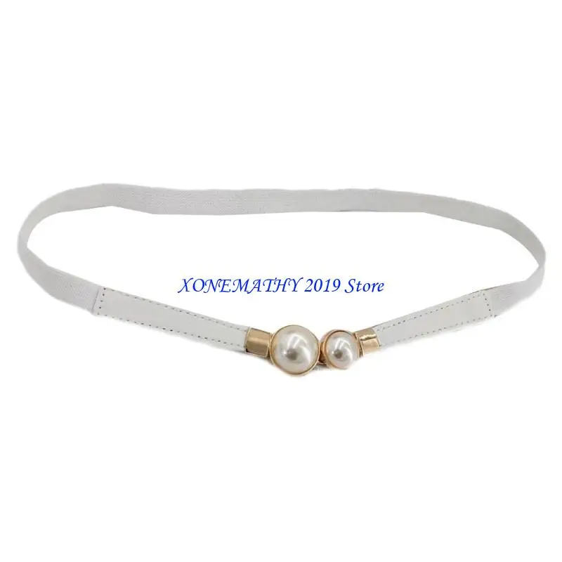 

F42F Поясной ремень Тканые эластичные ремни для повседневной носки Декоративный пояс Тощий ремень