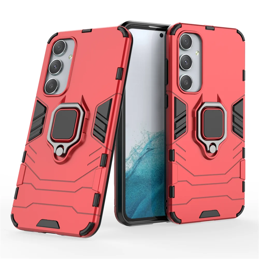 Para Samsung Galaxy A35 5G funda armadura completamente a prueba de golpes para SamsungA35 A 35 anillo magnético contraportada funda protectora para teléfono