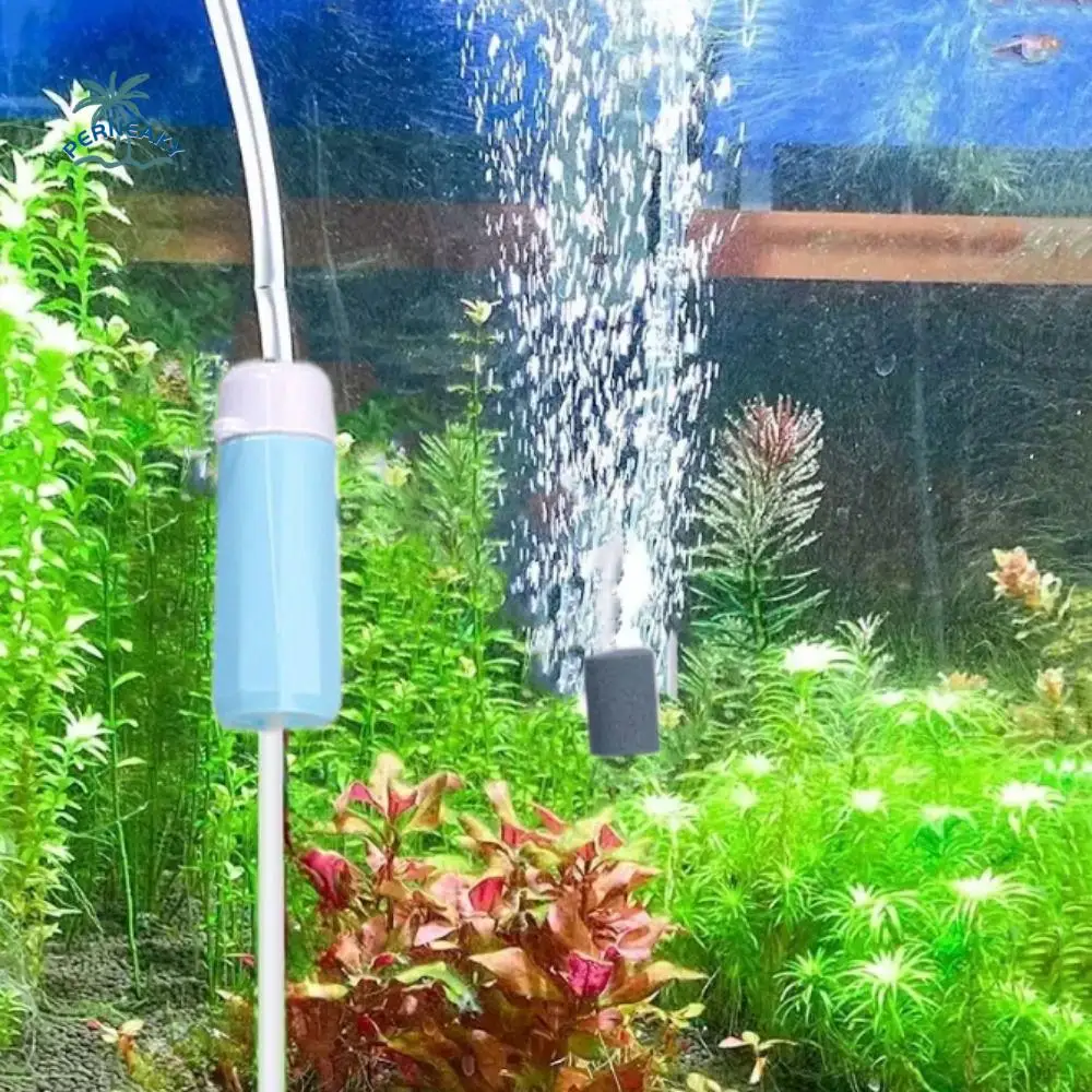 

Mini Aerator USB Aquarium Air Pump Energy Saving Plastic Fish Tank Oxygen Pump with Air Stone Silent Aerator Pump Aquarium