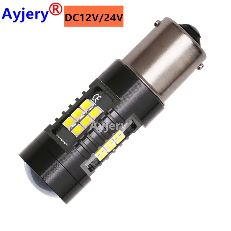 100Pcs Car Light 1156 Canbus LED BA15S P21W LED Auto Light 1157 Bay15d 3157 T20 7443 21 SMD 3030 Turn Signal Reverse Backup Lamp