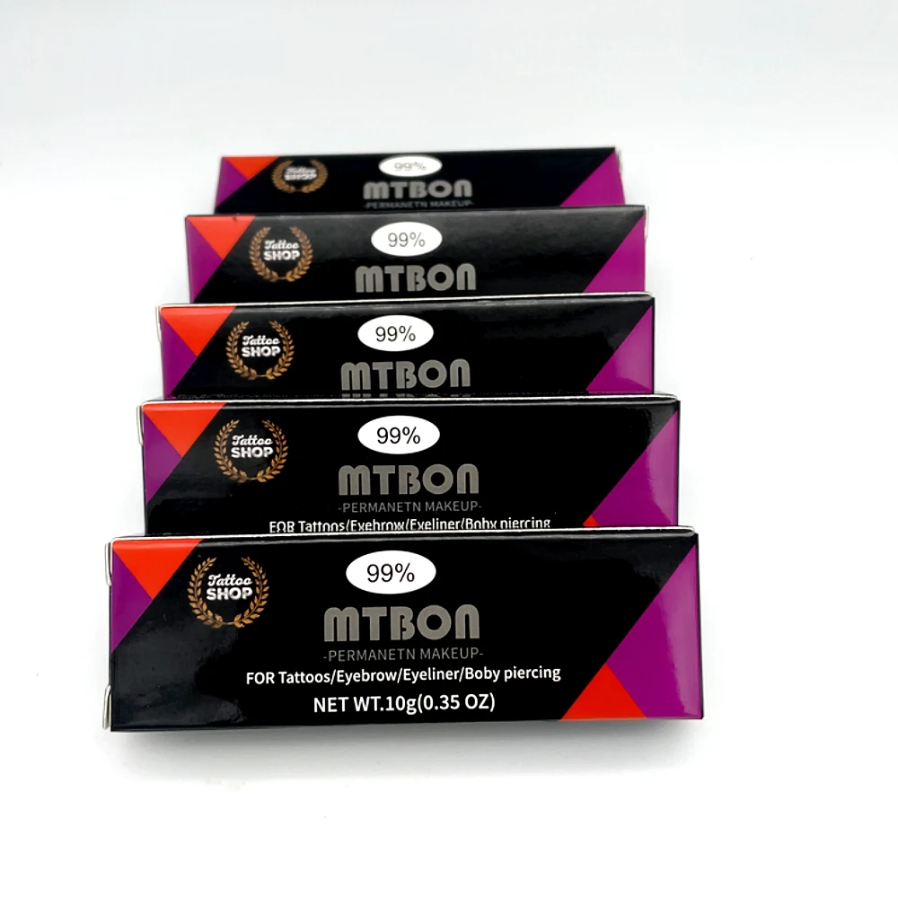 2025 새로운 오리지널 99% MTBON 문신 크림 영구 메이크업 전 마이크로 블레이드 눈썹 입술 10g 문신 크림