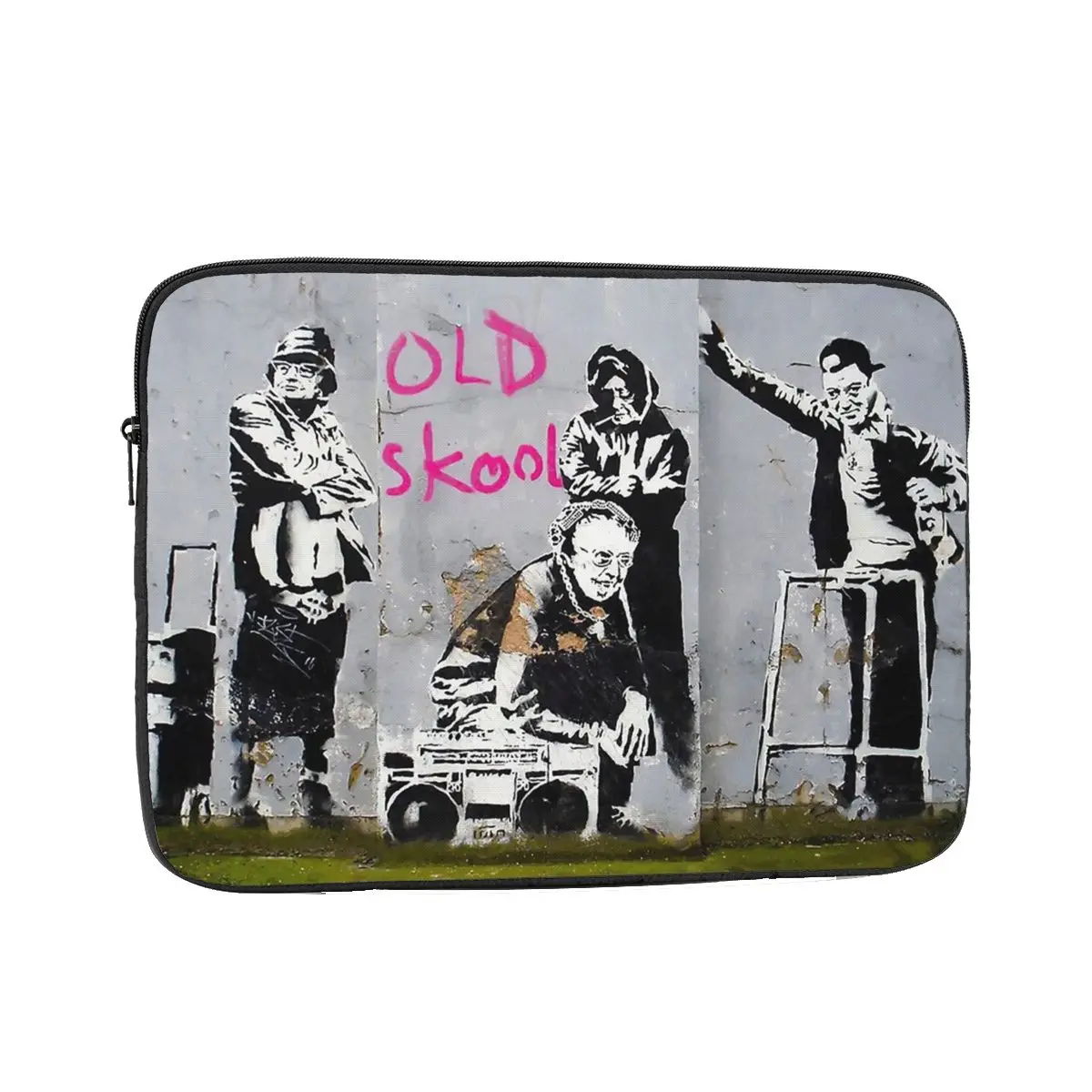 

Бэнкси Old Skool 12, 13, 15, 17 дюймов, сумка для ноутбука с вкладышем, сумка для ноутбука, противоударный чехол с уличным искусством, граффити, сумка