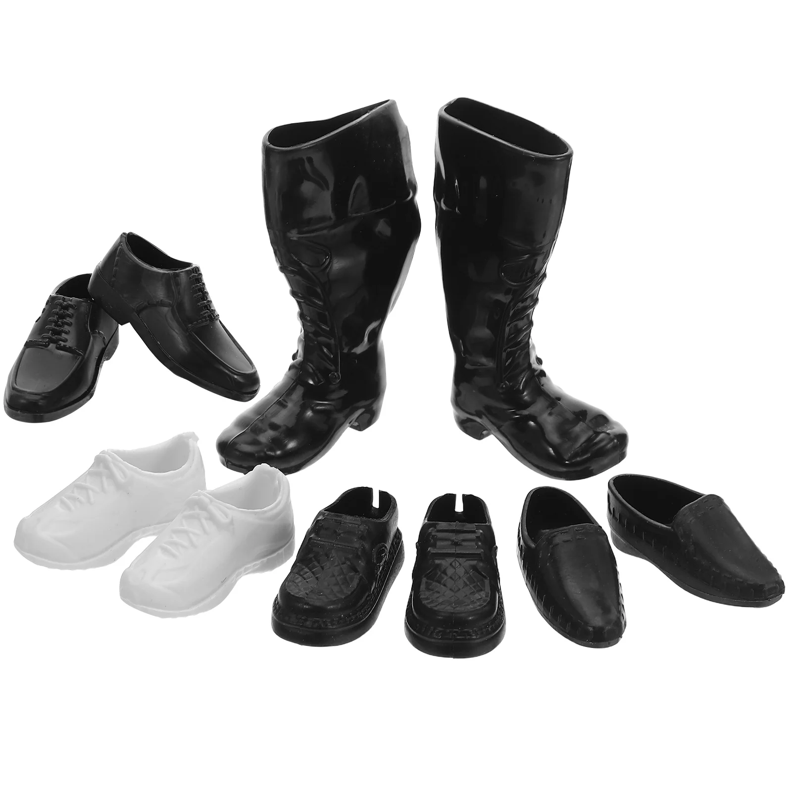 

25 Pairs Dressing Shoes House Miniature for Model Plastic Miniatures