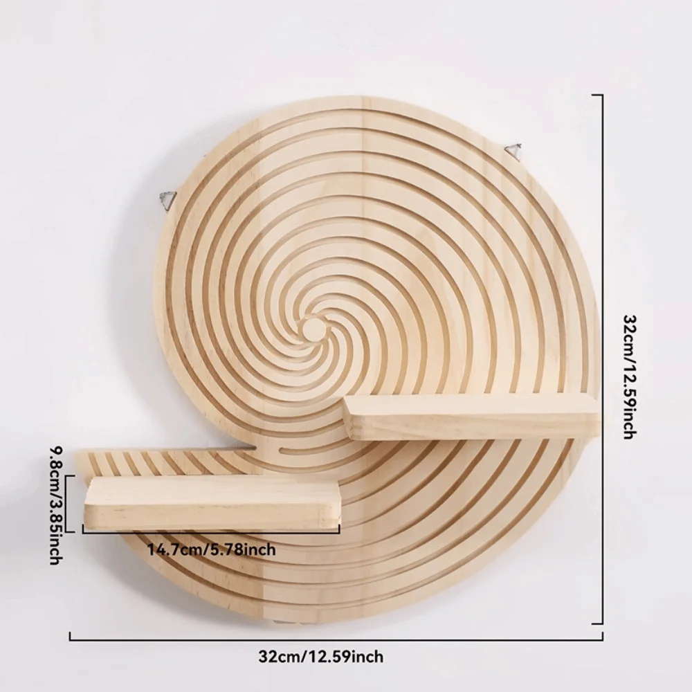 Wooden Stand Irregularly Shaped Wooden Wall Shelves Boho Style Natural Wall-Mounted Planter Shelf Vintage Floating Shelf Bedroom