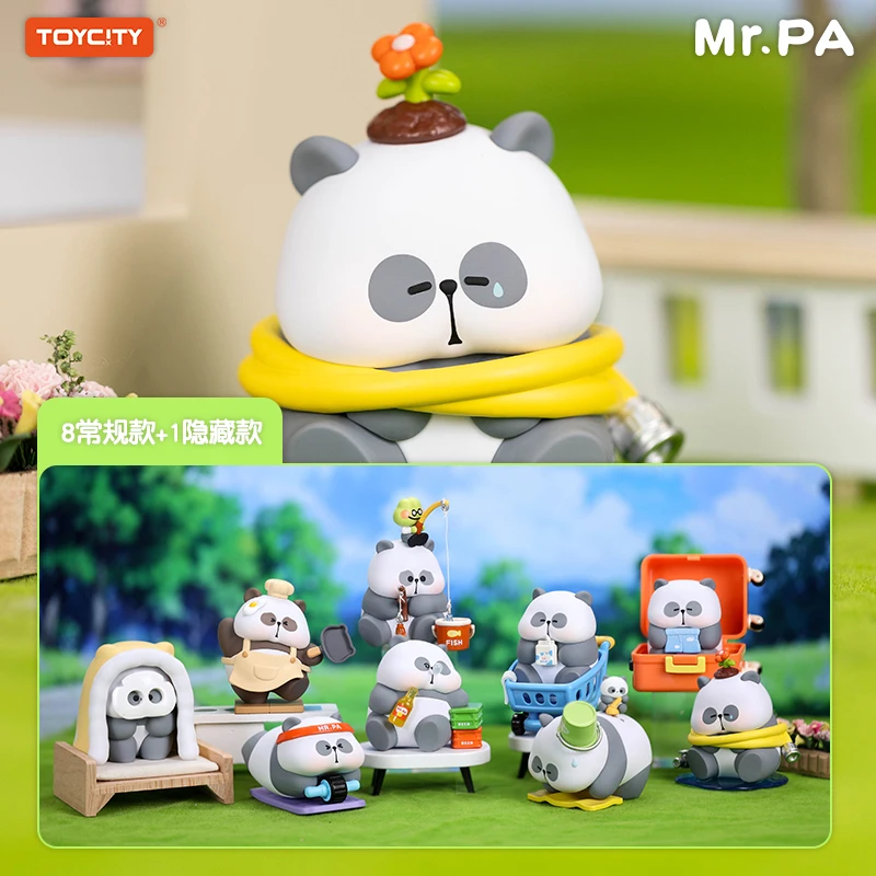 

TOYCITY Mr. PA «Call in Cute» слепая коробка 2025 — случайный бездельник с пандой, коллекционный, настольный источник для офисных воинов