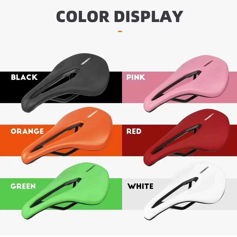 TOSEEK EVA Ultralight Breathable Comfortable Seat Cushion for Bike Racing Saddle MTB Road Bicycle Seat Parts Components