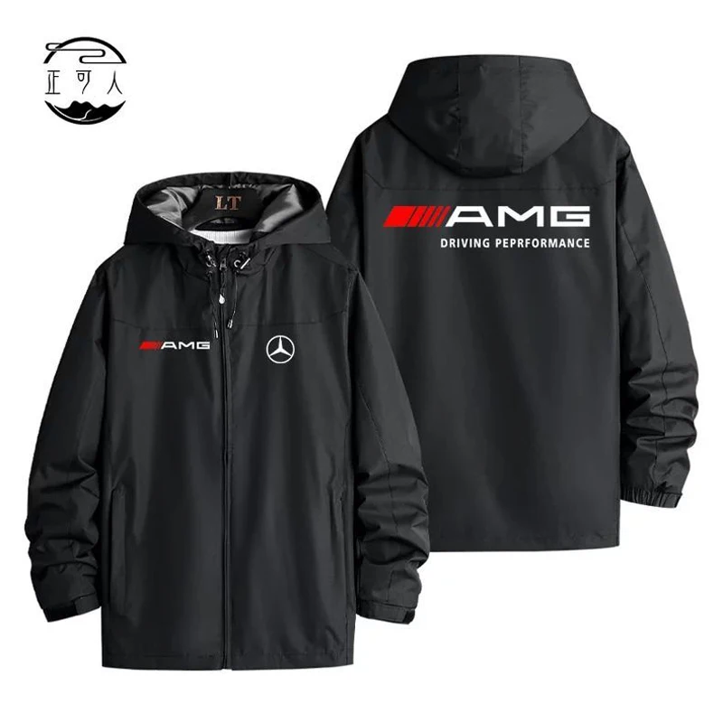 

F1 racing suit, autumn and winter windproof jacket, submachine jacket, Mercedes Benz AMG jacket, Lewis Hamilton men's and women'