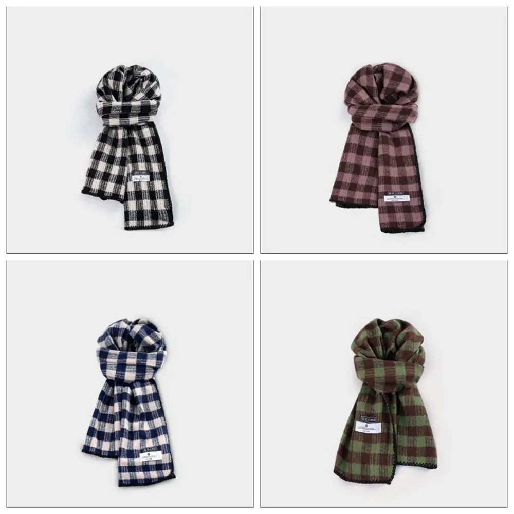 Quaste Plaid Wolle Schal Plüsch Wolle Schals lange Schal koreanischen Stil Schals Kaschmir Schal Winter Kaschmir Schals Herbst Winter