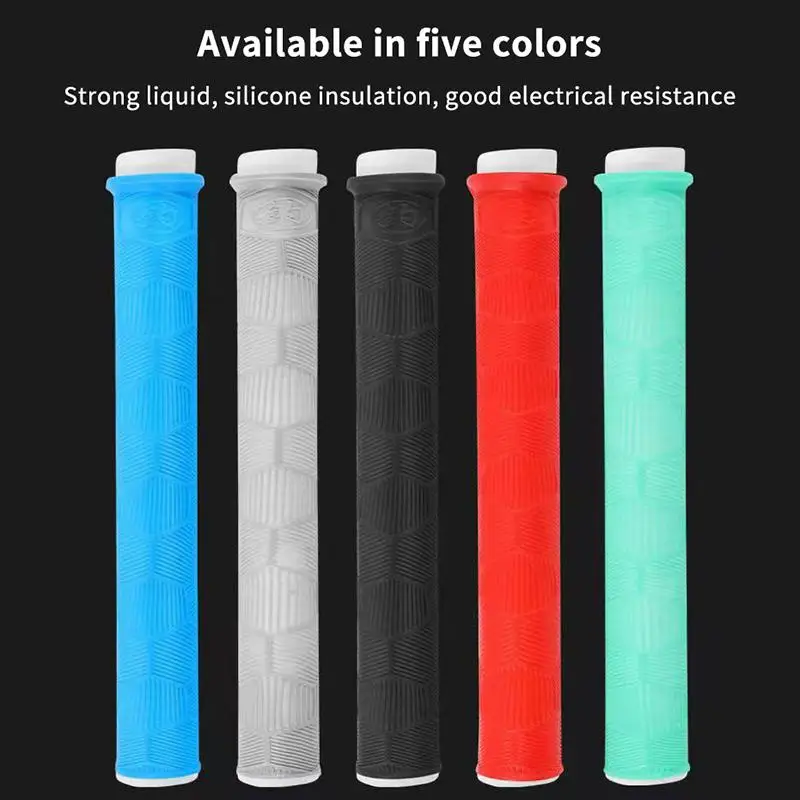 New Silicone Fishing Rod Handle Wrap Replaceable Universal Anti-slip Grips Cover Non Slip Multifunctional Hand Pole Grips - view 5