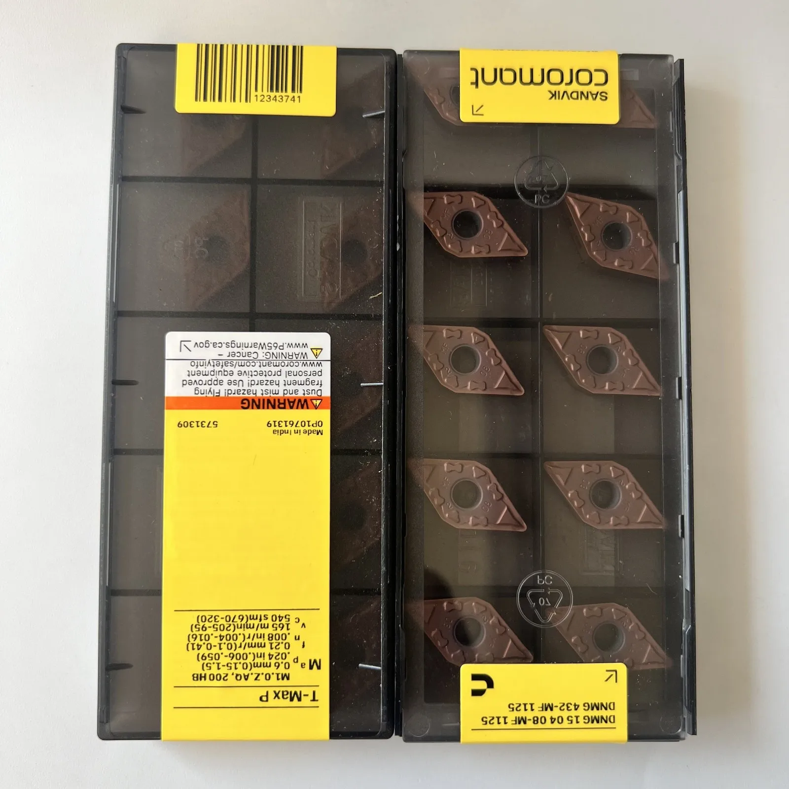 

SANDVIK / DNMG150408-MF 1125 / Оригинальные шведские твердосплавные пластины, 10 шт.