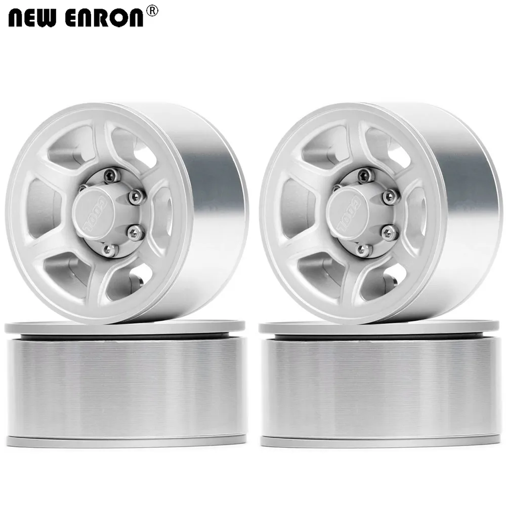 NEW ENRON Aluminium alloy 1.55 inch Beadlock Wheel Rim hub For RC 1/10 Crawler tires Axial 90069 LC70 LC80 jimny CC01 TF2